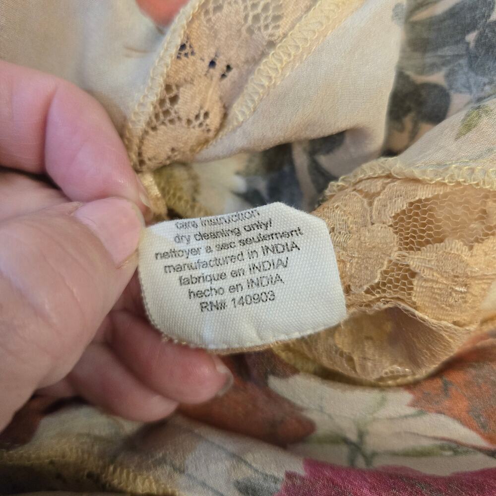 Koravilas Tessa Dress Floral Lace Cottagecore Coquette Dainty Boho Chic Sz 12 - Picture 6 of 14